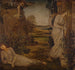 Zéphyr kantaa Psykettä vuorella - Sir Edward Coley Burne-Jones — näkymä teoksesta