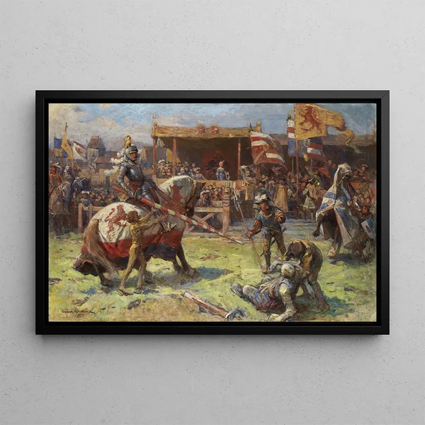 Zygmunt Ajdukiewicz - Knights tournament.webp