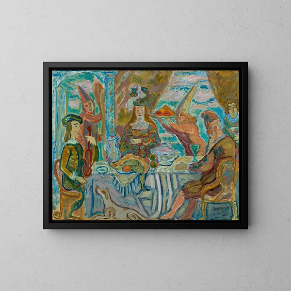 Banquet - Zygmunt Waliszewski — kehystetty taideteos seinällä