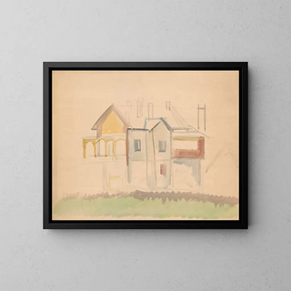 Zygmunt Waliszewski - Sketch of buildings.webp