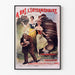 Alkuperäinen vintagejuliste A Bas L'Intermédiaire Gustave Fabre