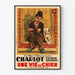 Vintage Charlie Chaplin Koiraelämä Juliste