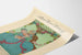 Vintage koristejuliste Aber Herr Herzog -tyylinen Art Nouveau