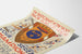 Sotilaskutsujuliste 8. Dragonit Isssoire - vintage urheilullinen seinäkoristelu