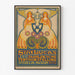 Näyttelyjuliste – Sint Lucas, 1916 – Albert Hahn, ohuessa kehyksessä vaalealla seinällä.