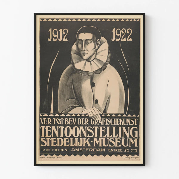 affiche-voor-een-tentoonstelling-in-het-stedelijk-museum-amsterdam-1922