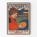 Vintage Juliste Ainslee's marraskuu - Retro urheilullinen seinäkoriste