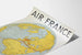Vintage Air France -juliste lentovaraukartalla