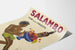Vintage Juliste Viinistä hedelmien kanssa Salambo