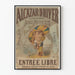 Vintage juliste Alcazar d'Hiver Le Joli Mexicain