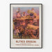 Vintage maatalouskonejuliste Alfred Grodzki