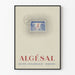 Vintage juliste seinäkoriste Algésal Baume Analgeettinen