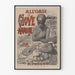 Vintage juliste All'Oasi di Giove Ammone matkailu Italia