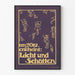 Vintagejuliste Licht und Schatten lokakuuta 1910, teos Pretorius