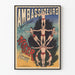 Vintage juliste Ambassadeurs Moserin perheen akrobaatit
