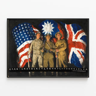 american-chinese-and-british-soldiers-with-flags-of-their-countries