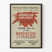Vintage juliste teatteri American Holiday Manhattan Theatre