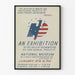 Vintage juliste työttömien taitojen näyttelystä - Amerikkalainen seinäkoriste