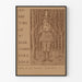 Historiallinen vintagejuliste Harvard College