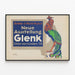Vintage juliste Itäisen antiikkisen taidenäyttelyn - Glenk — kehystetty taideteos seinällä