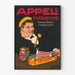 Vintage juliste appelsiiniherkkuja seinäkoristukseen