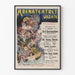 Vintage juliste Arenate Atrets monipuolinen kabaree-esitys