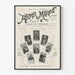 Vintagemilitaristi ja merivoimien juliste – historiallinen sotilaskoriste seinälle