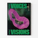 Taiteellinen juliste Voices Visions värikkäällä saarella
