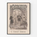 Vintagejuliste Ascanio, C. Saint-Saënsin 5 näytöksen ooppera