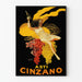 Vintage Juliste Asti Cinzano seinäkoristukseen