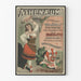 Vintage juliste Athénaeum-esityksestä monipuolisella illalla