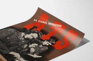 Vintage ATS Signaalin Operattorit Juliste Sisäseinäkoriste Retro