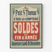 Vintagejuliste Vuodenloppualennukset Au Petit St Thomas
