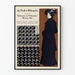 Vintage juliste Ault & Wiborg Co. seinäkoristeena retrotyylinen seinätaide