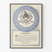 Vintage Juliste Ault & Wiborg Co. Painovärit