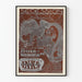 Vintage-secession juliste Ault & Wiborg litografian tulostukseen