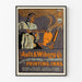 Vintage teollinen juliste Ault & Wiborg - Painoväriaineet