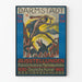 Vintage-taidenäyttelyn juliste Darmstadt 1914 Mathildenhöhe