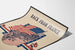 Vintagejuliste Back From France - Yhdysvaltain patriotinen seinäkoristelu