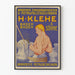 Vintage teollinen juliste H. Klehe - Teollinen seinäkoristelu