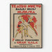 Teatterin juliste Nuevo Ballets Russes Nijinska 1933