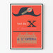 Vintage juliste Bal de l'X oopperassa 1966 seinäkoriste