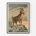Vintage Ballantine & Co. Bock -juliste 1888