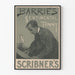 Vintage juliste Barrie's Sentimental Tommy Scribner'sille