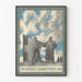 Vintage Baslerin liittovaltion juhla 1901 historiallinen seinäkoriste juliste