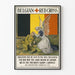 Vintage Belgiikan Punainen Risti - Juliste humanitaariseen seinäkoristukseen