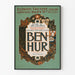 Vintage Ben-Hur -juliste Illinoisin Chicagon teatterin varastossa