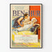Vintage Ben-Hur - Elokuvateatterin seinäkoristelu klassinen juliste