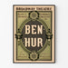 Vintage Ben-Hur -juliste Lew Wallace:lta Broadway-teatterille