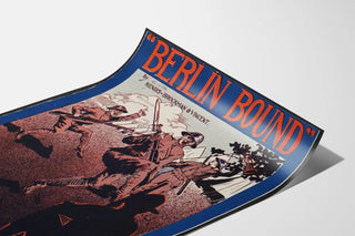 Vintage juliste Berlin Bound - Retro sotilaskoriste seinätaide
